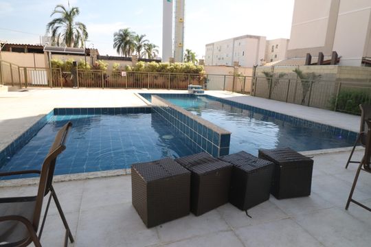 Área comum - Piscina de apartamento para alugar com 2 quartos, 45m² em Jardim Patricia, Uberlândia