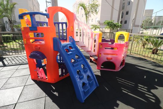 Área comum - Playground de apartamento para alugar com 2 quartos, 45m² em Jardim Patricia, Uberlândia
