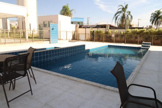 Área comum - Piscina de apartamento para alugar com 2 quartos, 45m² em Jardim Patricia, Uberlândia