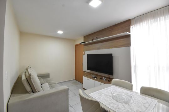 Sala de apartamento para alugar com 2 quartos, 42m² em Santo Antônio, São José dos Pinhais