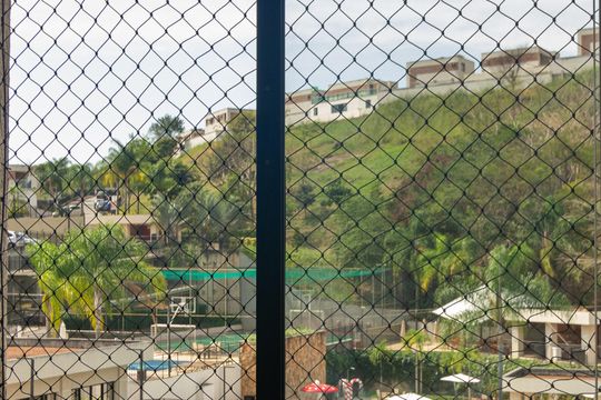 Vista da Suíte de apartamento à venda com 2 quartos, 58m² em Campo Grande, Rio de Janeiro