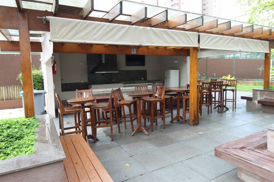 Área comum - Churrasqueira de apartamento para alugar com 3 quartos, 143m² em Jardim das Industrias, São José dos Campos