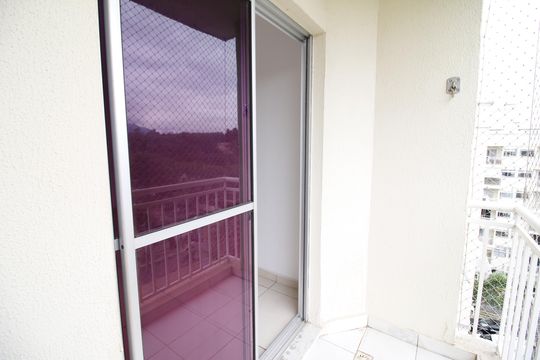 Varanda da Sala de apartamento à venda com 2 quartos, 51m² em Taquara, Rio de Janeiro