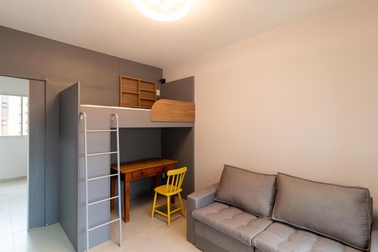 Salas de apartamento para alugar com 1 quarto, 48m² em Centro, Campinas