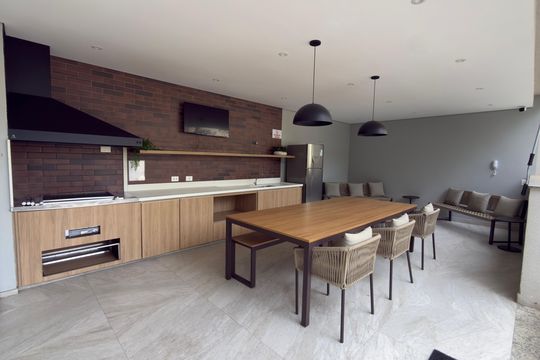 Área comum - Churrasqueira de apartamento para alugar com 3 quartos, 137m² em Vila Andrade, São Paulo