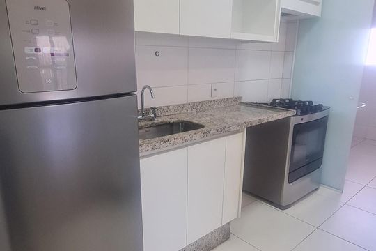 Cozinha de apartamento à venda com 3 quartos, 103m² em Água Branca, São Paulo
