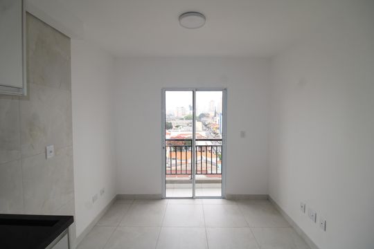 Sala / Cozinha de apartamento para alugar com 1 quarto, 27m² em Santana, São Paulo