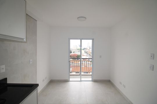 Sala / Cozinha de apartamento para alugar com 1 quarto, 27m² em Santana, São Paulo