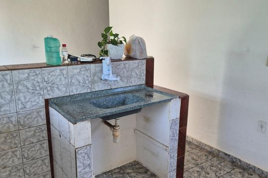 Cozinha de casa para alugar com 2 quartos, 50m² em Kátia (Justinópolis), Ribeirão das Neves