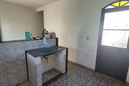 Cozinha de casa para alugar com 2 quartos, 50m² em Kátia (Justinópolis), Ribeirão das Neves