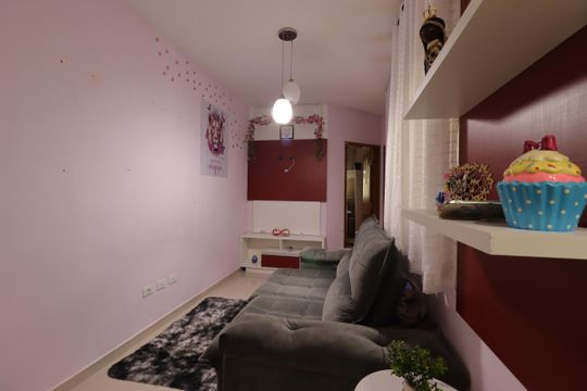 Sala de apartamento à venda com 2 quartos, 40m² em Parque Erasmo Assunção, Santo André