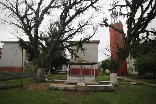 Área comum de apartamento à venda com 1 quarto, 44m² em Santa Rosa de Lima, Porto Alegre