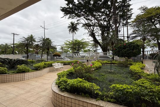Área comum de apartamento para alugar com 2 quartos, 69m² em Embaré, Santos