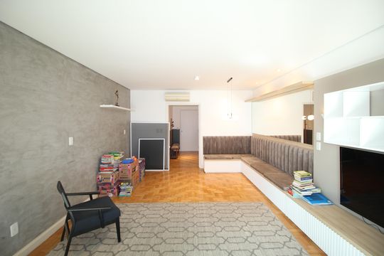 Sala de apartamento à venda com 3 quartos, 121m² em Auxiliadora, Porto Alegre