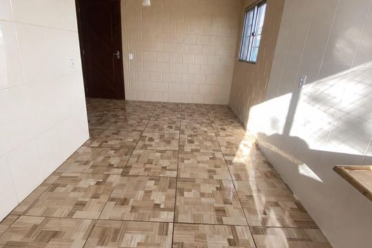Cozinha de apartamento à venda com 2 quartos, 45m² em Estância Velha, Canoas