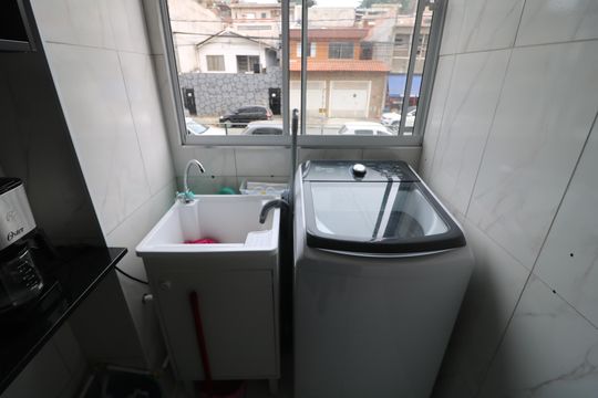 Área de Serviço de apartamento à venda com 2 quartos, 42m² em Jardim Egle, São Paulo