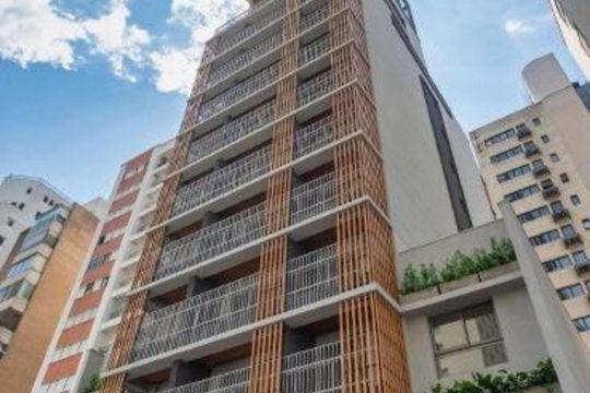 Fachada de kitnet/studio à venda com 1 quarto, 22m² em Jardim Paulista, São Paulo
