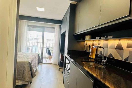 Sala/Quarto de kitnet/studio à venda com 1 quarto, 22m² em Jardim Paulista, São Paulo