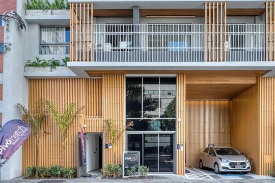 Área externa de kitnet/studio à venda com 1 quarto, 22m² em Jardim Paulista, São Paulo