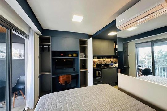 Sala/Quarto de kitnet/studio à venda com 1 quarto, 22m² em Jardim Paulista, São Paulo