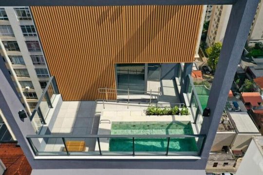 Vista de kitnet/studio à venda com 1 quarto, 22m² em Jardim Paulista, São Paulo