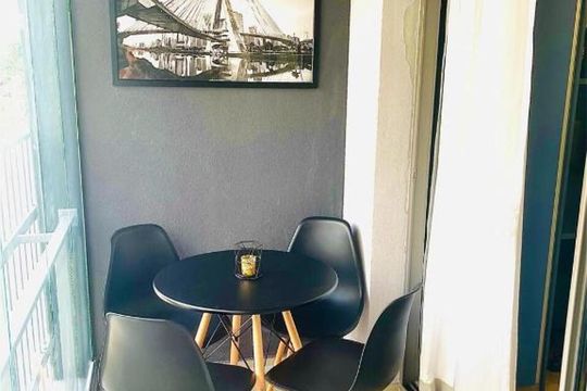 Varanda de kitnet/studio à venda com 1 quarto, 22m² em Jardim Paulista, São Paulo