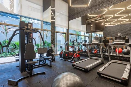 Área externa de kitnet/studio à venda com 1 quarto, 22m² em Jardim Paulista, São Paulo