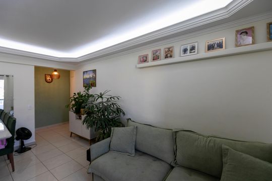 SALA PARA DOIS AMBIENTES de apartamento à venda com 2 quartos, 81m² em Vila Industrial (campinas), Campinas