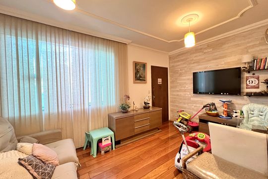 Sala de apartamento para alugar com 2 quartos, 60m² em Eldorado, Contagem