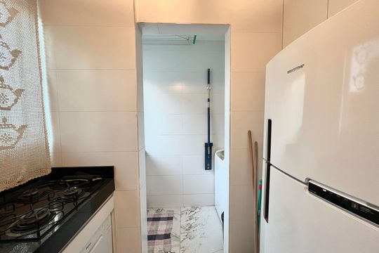 Cozinha de apartamento para alugar com 2 quartos, 60m² em Eldorado, Contagem