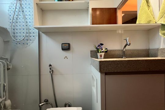 Banheiro Social de apartamento para alugar com 2 quartos, 60m² em Eldorado, Contagem