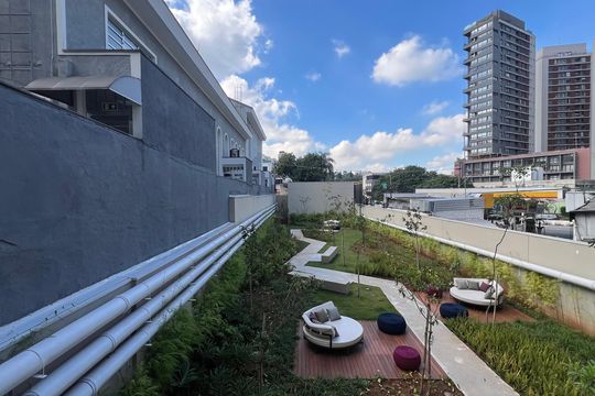 Área comum de kitnet/studio à venda com 1 quarto, 28m² em Sumaré, São Paulo