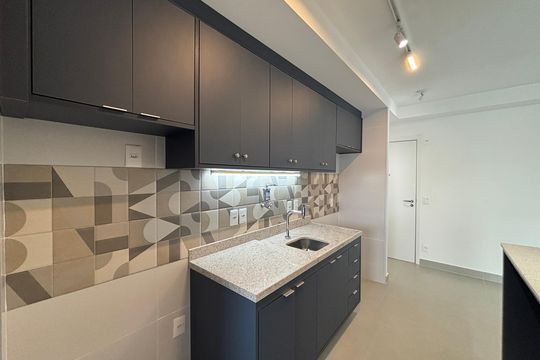 Cozinha  de apartamento para alugar com 2 quartos, 70m² em Pinheiros, São Paulo