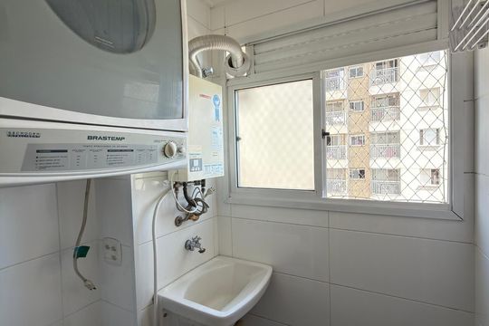 Área de Serviço de apartamento à venda com 2 quartos, 49m² em Ferrazópolis, São Bernardo do Campo