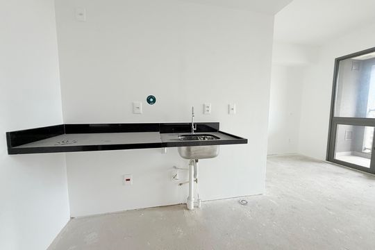 Studio de kitnet/studio para alugar com 1 quarto, 29m² em Cidade Monções, São Paulo