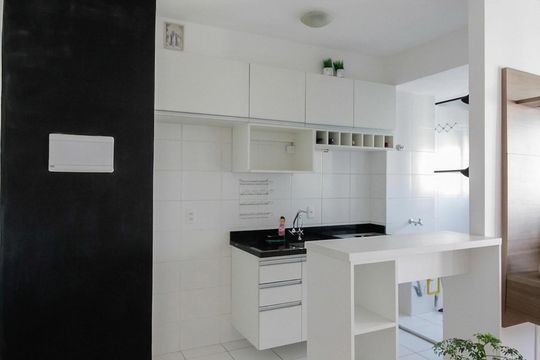 Cozinha de apartamento à venda com 2 quartos, 51m² em Centro, Barueri