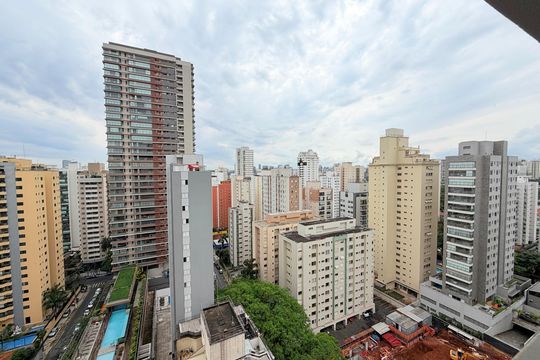 Vista Varanda de kitnet/studio para alugar com 1 quarto, 29m² em Cidade Monções, São Paulo