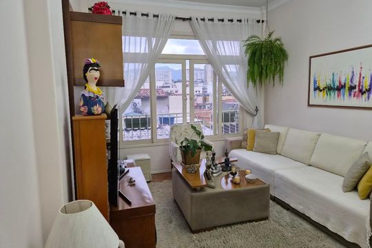 Sala de apartamento à venda com 2 quartos, 78m² em Méier, Rio de Janeiro