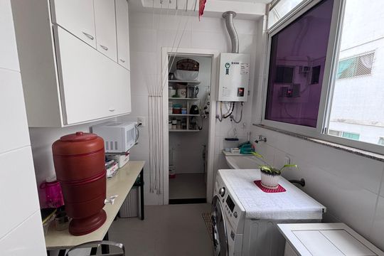 Área de Serviço de apartamento à venda com 3 quartos, 84m² em Recreio dos Bandeirantes, Rio de Janeiro