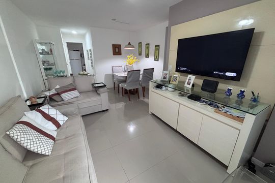 Sala de apartamento à venda com 3 quartos, 84m² em Recreio dos Bandeirantes, Rio de Janeiro