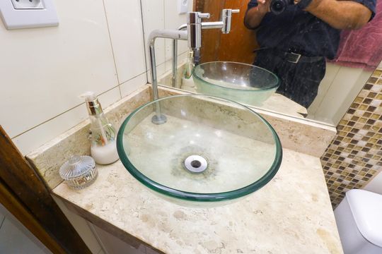 Banheiro Social de apartamento à venda com 2 quartos, 110m² em Vila Metalúrgica, Santo André