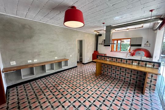 Sala de casa de condomínio para alugar com 1 quarto, 70m² em Santo Amaro, São Paulo