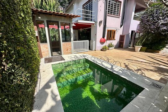Piscina de casa de condomínio para alugar com 1 quarto, 70m² em Santo Amaro, São Paulo