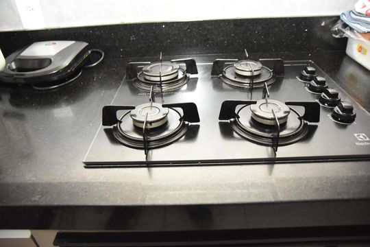 Cozinha - cooktop de casa à venda com 3 quartos, 122m² em Parque Cidade Jardim Ii, Jundiaí