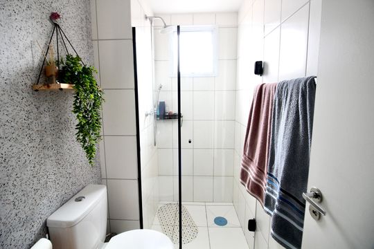 Banheiro 1 de apartamento à venda com 2 quartos, 47m² em Jardim Brasilia, São Paulo