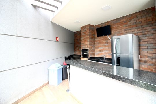 Área gourmet de apartamento à venda com 2 quartos, 47m² em Jardim Brasilia, São Paulo