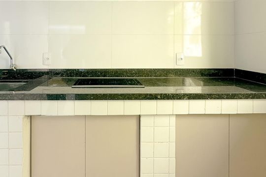 Cozinha de apartamento para alugar com 1 quarto, 36m² em Vargem do Bom Jesus, Florianópolis