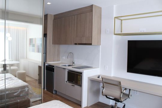 Studio de kitnet/studio para alugar com 1 quarto, 31m² em Higienópolis, São Paulo