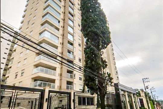 Fachada do Prédio de apartamento à venda com 1 quarto, 34m² em Santo Amaro, São Paulo