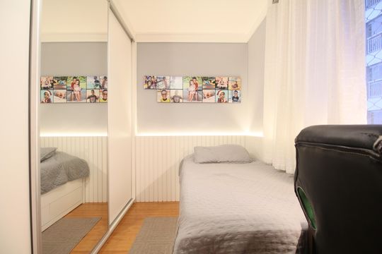 Quarto 2 de apartamento à venda com 3 quartos, 70m² em Jardim Henriqueta, Taboão da Serra
